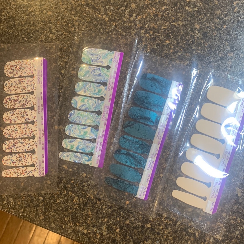 4 packs of unopened ColorStreet nail strips